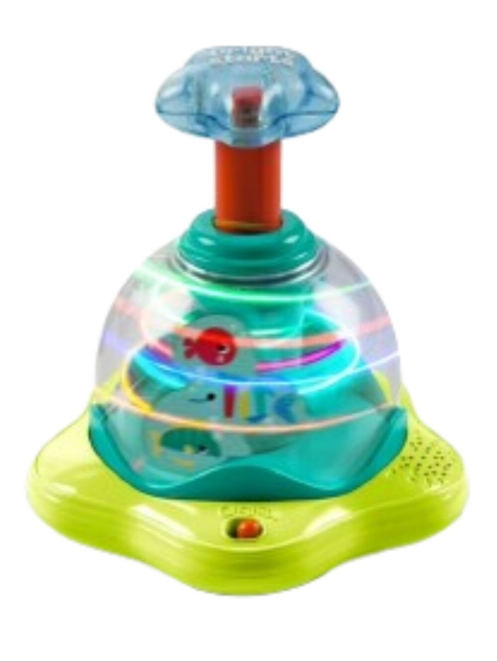Bright Starts Press & Glow Spinner Baby Toy With Lights & Sounds